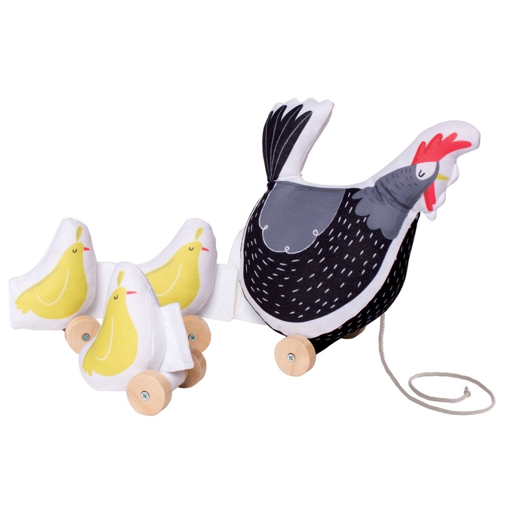Manhattan Toy chicken pull toy